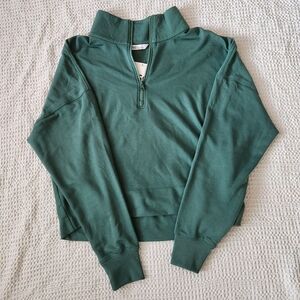 DSG Green Quarter-Zip Women's Top